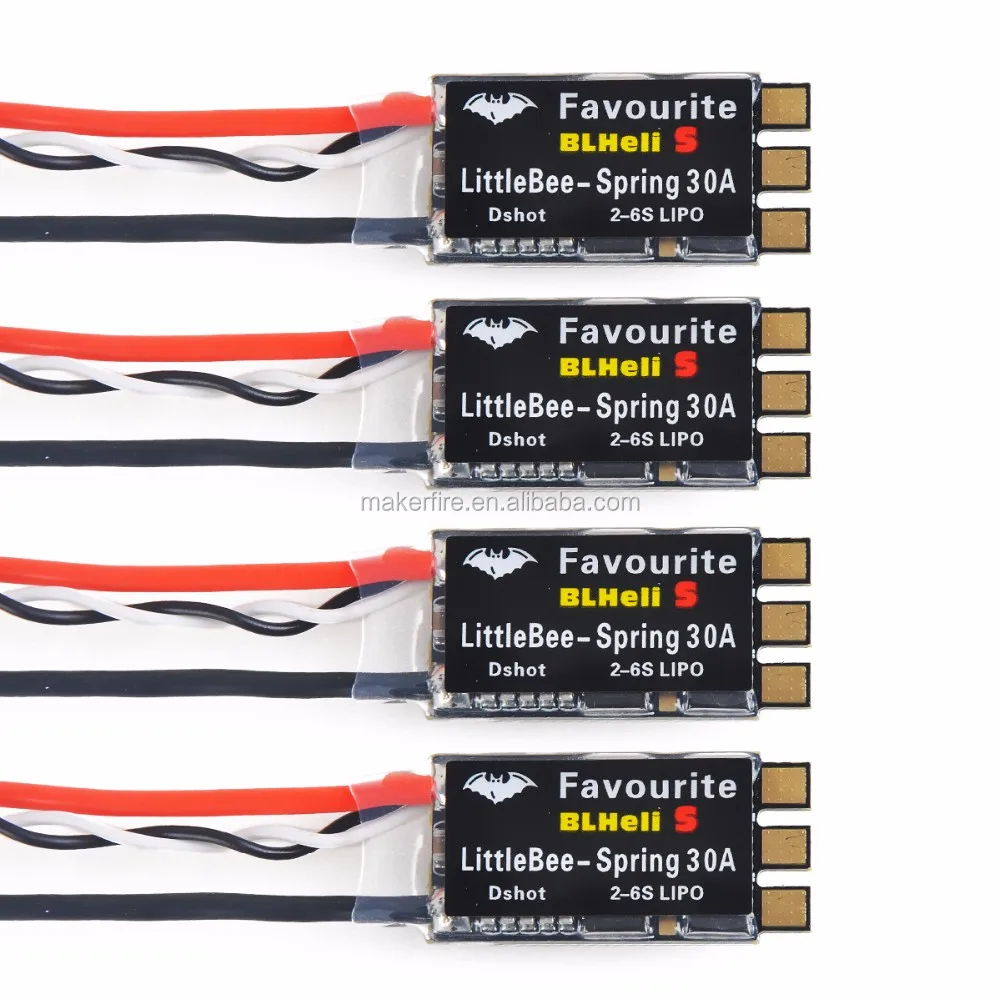 4pcs FVT LittleBee BLHeli_S SPRING ESC DSHOT 30A OPTO Electronic Speed Controller 2-6S Brushless1.jpg