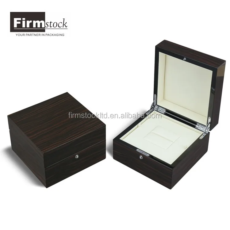 mdf wooden jewelry box with movable compartments pu leather