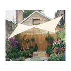 HDPE Rectangle Square Beach Sun Shade Sail Oxford Fabric Rectangle Shade Sail Sun