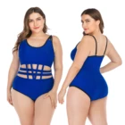 one piece swimwear large size swimsuit sexy Bikini Set plus size women Swimwear monokini