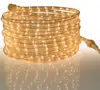 Rope Light Clear - for Indoor and Outdoor use, -10MM Diameter -30led /m Clear Incandescent Long Life Bulbs Rope Lights