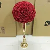 wholesale artificial 50cm red wedding flower ball for table center decoration