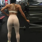 Hot sale yoga pant high waist supplex leggings women sexy fitness clothing