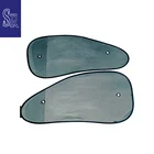 FOLDING WINDOW SHIELD ROLL UP ROLLER CAR OVAL SUN SHADES