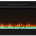 36 inch modern built-in Black Mount Electric Fireplace wiht remote control