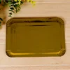 OEM Accepted Golden 7 Inch 9 Inch Disposable Rectangle Paper Plate
