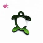 Aluminum Carabiner Spring Snap Hook Clip tortoise Keychain