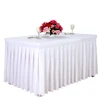 Polyester Cheap Restaurant Wedding Table Skirt