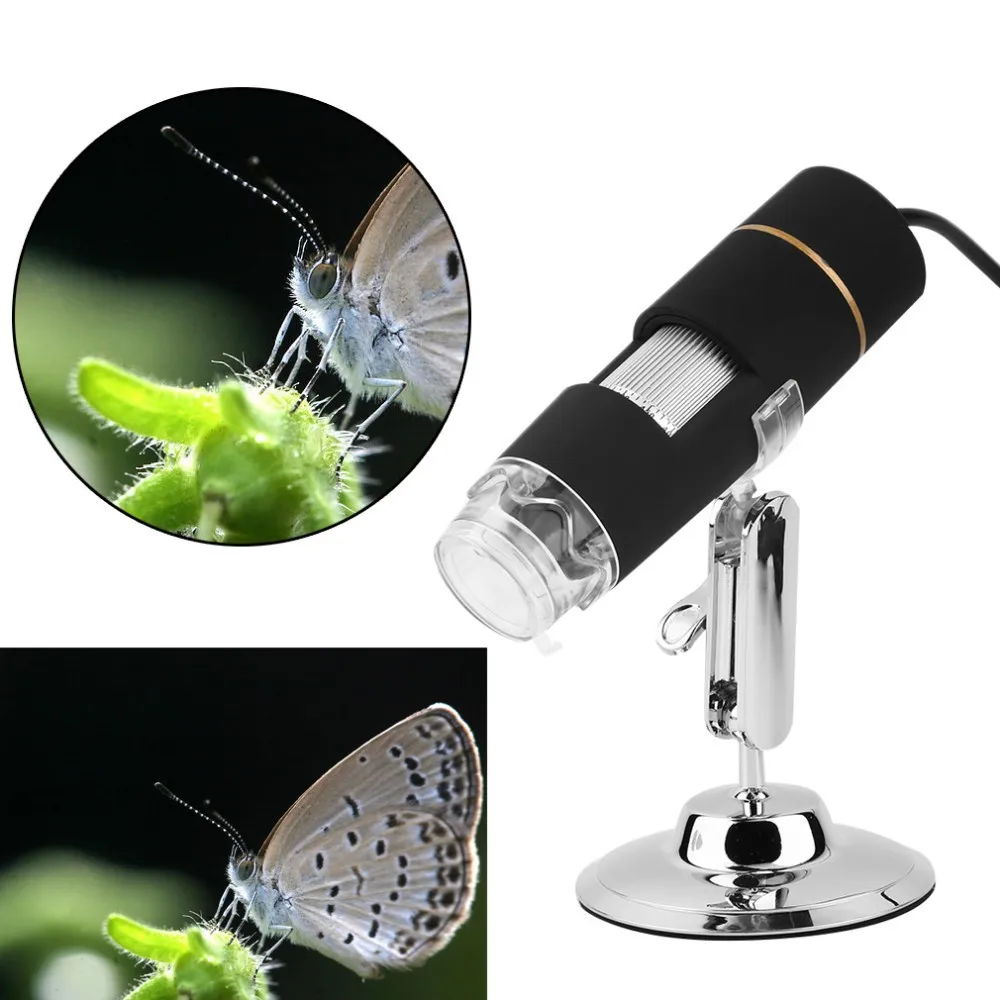 2017 Brand New Digital 50-500X 2MP USB 3.0 8LED Microscope Endoscope Video Camera Magnifier with Stand