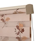 Professional Supplier Solar Roller Day Night Combi Dual Layers Zebra Blind With Valance