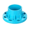 PVC Plastic Industry Blue PVC Pipe Fitting Blind Flange For Water Supply