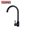 Sanipro black 304 stainless steel kitchen faucet