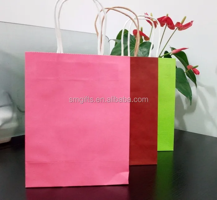 wholesale custom kraft paper bag,brown paper shopping bag