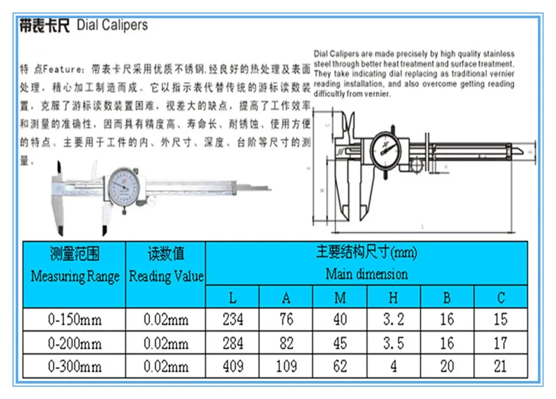 Dial Caliper - Buy Medical Caliper,Inside Dial Caliper Gauges,Internal