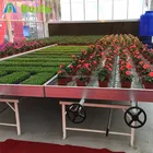 Agricultural Greenhouse Plastic Nursery Tray Ebb and Flow Bench for sale