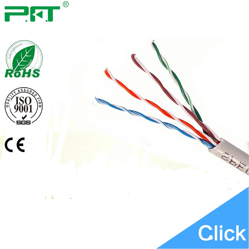 Cat5e Cable 300 Metro utp cat5e de red lan cable de cobre en