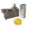 Twin Screw Extruded Corn Puff Chocolate Filling Snack Food Products Making Extruder Machine Process Equipment Line HOT SALE 2019