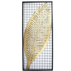70*30cm Metal Iron Gold Hollow Leaf Home Office Modern wall decor
