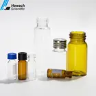 Screw Glass Vials Hplc Vials Caps 10 Ml Screw Cap Laboratory Hplc Glass Crimp Vials