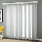 Home Decorative Wholesale Custom Polyester Modern Vertical Blind Patio Door Vinyl Vertical Shade Blind