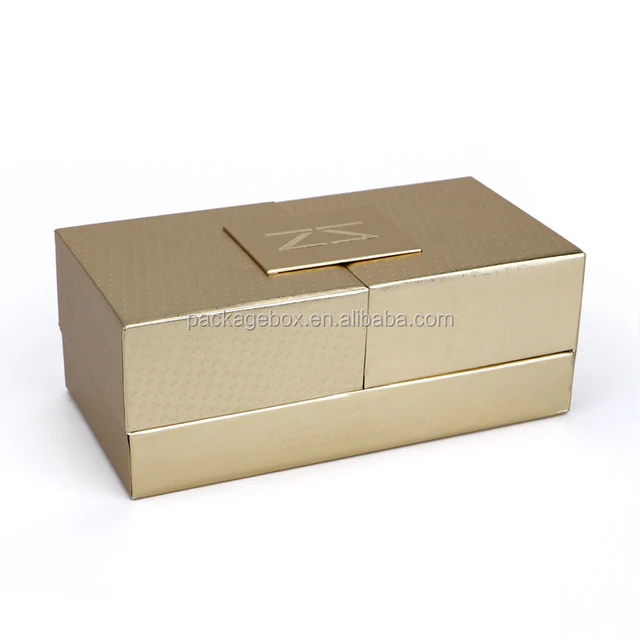 custom gift cardboard two open doors paper perfume packaging box