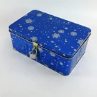 Custom Packaging New Fashion Design Metal Tin Candy Tin Jewel Box Jewel Case Tin Box