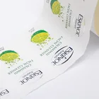 Wholesale custom print transparent glass Logo reflective pvc label sticker
