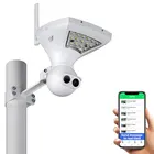 Unique innovative wireless outdoor solar powered wifi security solar ip camera