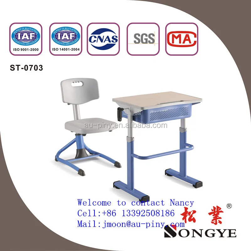 Komfortable Klassen Zimmer Möbel Schule Schreibtisch Und Stuhl Set