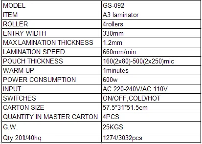 250 mic 4 rollers steel case automatic roll laminator