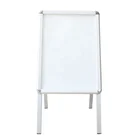 Hot Sale Post Display Double Sided Snap Frame Metal Easel for Advertisement
