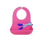 Alibaba Hot sales infant easy cleaning baby feeding bibs high quality silicone baby bibs