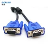 Chinese manufacturer computer male to male vga cable 10m 15m 30m 50 meters, 3+4 cable vga to vga for computer audio video