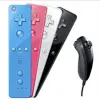 Built in Motion Plus Remote and Nunchuck Controller+Clear Case for Nintendo Wii/Wii U Remote Controller Cases