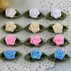 Handmade ribbon flower, ribbon flower, decorative ribbon flower