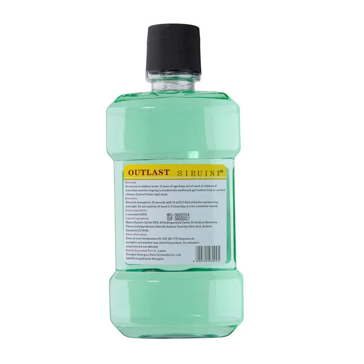 Mint Refresh Antibacterial Chlorine Dioxide Tooth Whitening Mouthwash