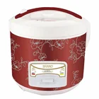 Smart Cooking 220V 400W Small Size Red Commercial Non Electric Rice Cooker For Hotel