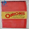 Durable and cheap PE raschel mesh bag for onion, potatoes, pepper and other vegetables products packing.
