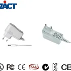 WHITE case ac dc 12v 0.5a 1a 1.5a wall-mounted EU/US/AU/UK plug power adapter for modem with 3years warranty