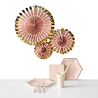 Party Fan Party Fans Custom Birthday Party Decoration Paper Dinnerware Set Paper Fan