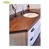 Home furniture Solid Wood Vanity top USA black walnut vanity top finger joint bathroom use