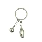 2018 for club ceremony opening gifts 3D Mini Bowling Ball shaped bowling keychain