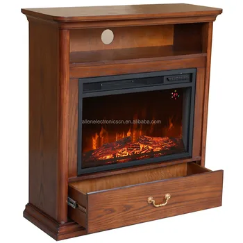 Luxury Indoor Used Decor Flame Electric Wood Fireplace Mantel