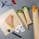 Kraft poly coated paper bags lined aluminum foil paper sandwich wrap