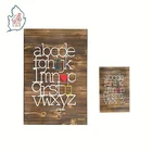 Decorative novelty wooden signs with 3D letters