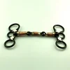 Copper wire wrapped mouth western gag training bits