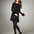 2017 جديد أزياء السيدات مصمم المرأة حك الكشمير سترة اللباس