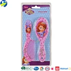 F&J brand kids hair brush comb set high quality eco-friendly plastic children hair comb