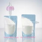 BPA free breast milk storage liquid food bags with spout