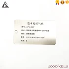 Ad cheap custom badge etched metal nameplate business card